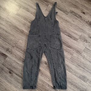 We The Free High Roller Gray Jumpsuit